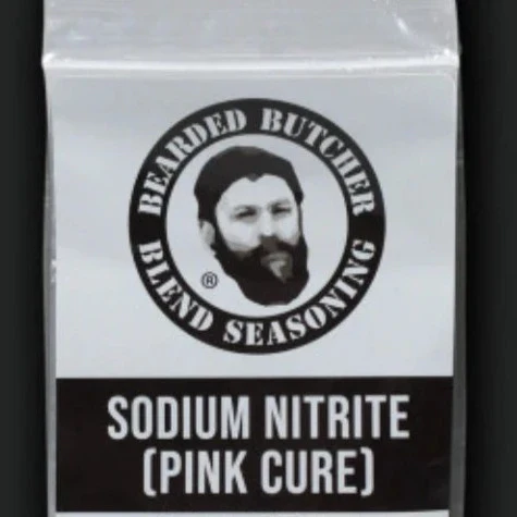 Bearded Butchers Pink Curing Salt (Sodium Nitrite) - 1 oz for 25 lb Meat