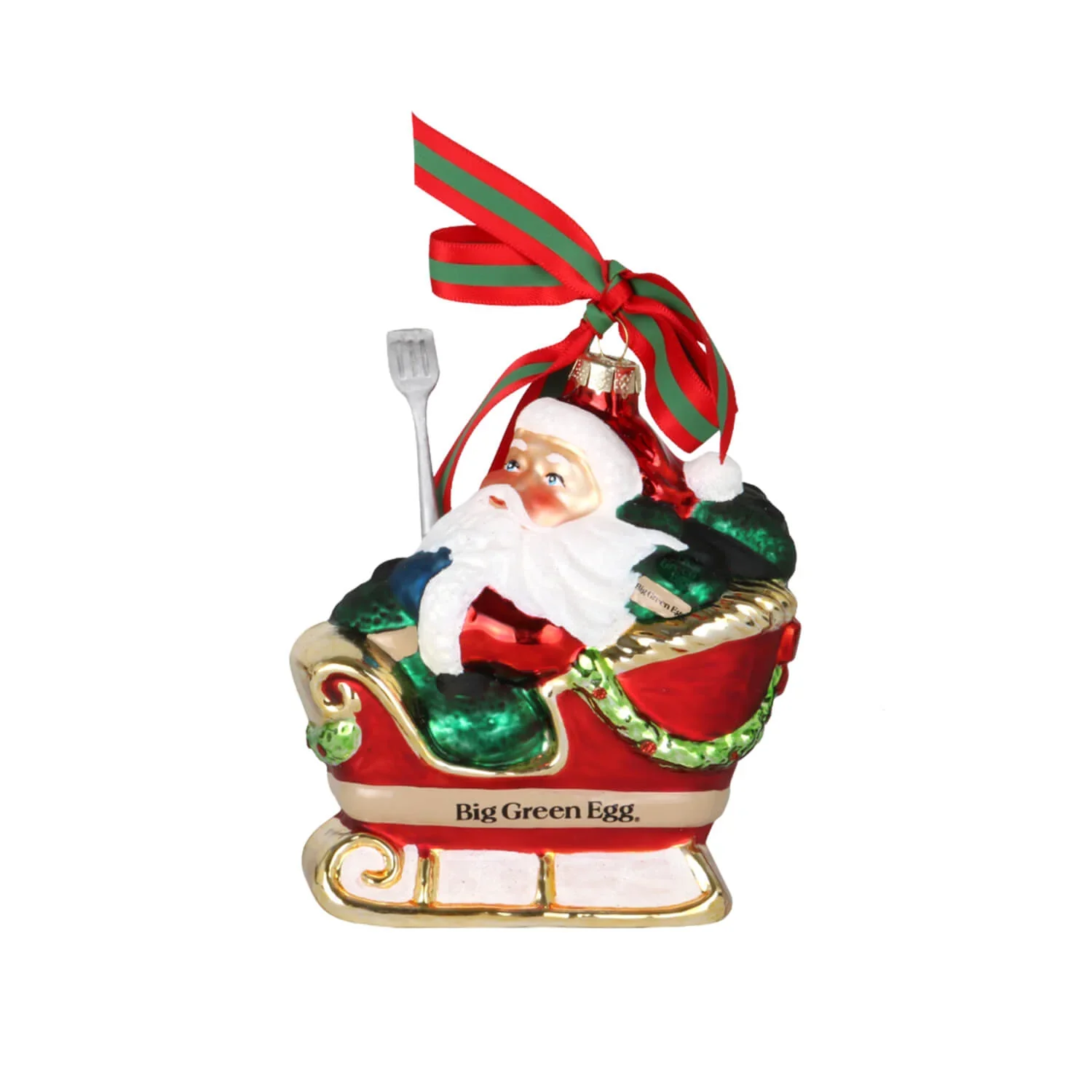 Big Green Egg - Santa's Sleigh Ornament